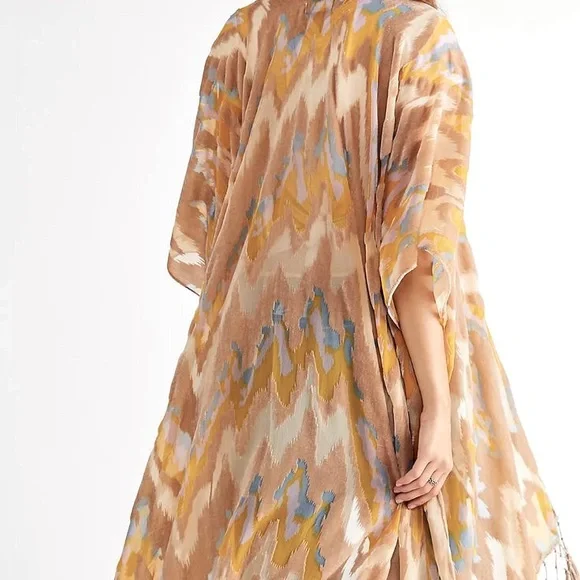 NWOT Free People Dripping Velvet Burnout Kimono OS - Picture 3 of 3